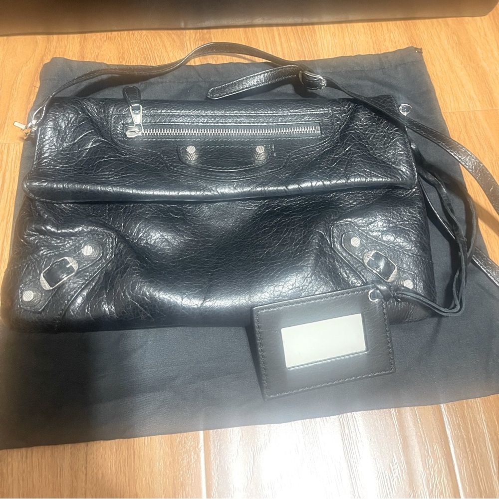 Balenciaga Leather Envelope Bag